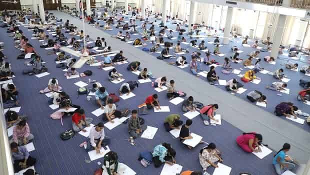 400 बच्चों ने ड्राइंग एवं पेंटिंग प्रतियोगिता में दिखाई रचनात्मक प्रतिभा